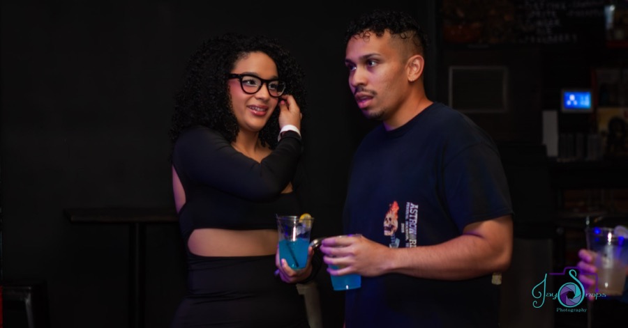 Dance floor at a Chronically Online party
