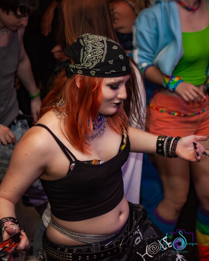 DJ performing at a Chronically Online party